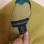 Cynthia Rowley Size Small S Green Gray Grey Color Block Sweater Neck Photo 7