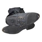 Sam Edelman  Washed Black Pia Tall Nubuck Leather Riding Boots Photo 10