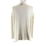 Eddie Bauer  Womens Cardigan Sweater Thin Open Knit Draped Ivory Size M Photo 2