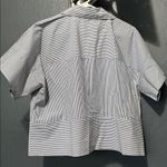 Quince  Blue and White Striped Shirt Photo 2