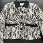 Talk of the Walk Atlantic City Vintage Beaded Zebra Jacket Size Small Photo 2
