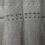 Two Sisters Two Sisters The Label Rivers Dress Size 2 White Lace Illusion Midi Dress Bridal Photo 12