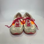 Coach Mae sneakers white orange pink women’s size 9 Photo 2