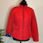 Talbots red quilted jacket Photo 0