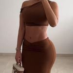 ZARA  structured asymmetrical crop rotation top Photo 0