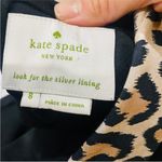 Kate Spade Black Fit & Flare Dress w/ Leopard Collar EUC Photo 4