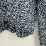 Kathy Ireland  Vintage Blue Textured Acrylic Cardigan Sweater Size Medium Photo 8