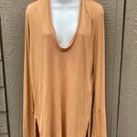 We The Free  People Fresh and Clean Long Sleeve Shirt women’s size large Photo 0