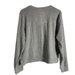 Anthropologie Luna Mercantile Co Gray Graphic Tiger Embellished Crew Sweatshirt Photo 9