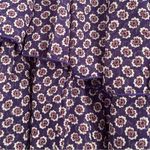 Maje  Floral Print Mid Rise Tiered Skirt Purple Size 3 / L Smocked Waist Boho Photo 6