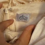 Oh Polly  Cream Bodycon Mini Dress with Puff Sleeves Photo 5