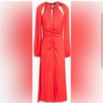 Veronica Beard  Fayla Chain Link Cutout Long‎ Sleeve Midi Dress Size 0 Photo 2