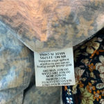 MikaRose Fit Flare Midi Dress 1X Floral Navy Blue Orange Flower Boho Bloomcore Photo 9