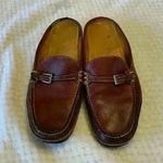 Cole Haan brown leather loafer sz 7.5 slip on career office business *flaw Photo 1