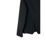 Ann Taylor Black Two Button Career Business 0P Long Sleeve V-neck Blazer Photo 3