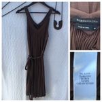 BCBG Maxazria Brown Dress With Belt Photo 2
