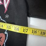 Def Leppard  Sweatshirt Womens Xtra Small Black Christmas Holiday Jumper Crew Photo 3