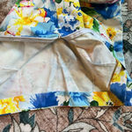 Ralph Lauren Polo  Pencil Skirt Size 8 Floral Watercolours Stretch Cotton See Pic Photo 6