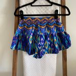 LF Millau from blue, purple, yellow & green print soft shorts Photo 3