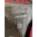 Lane Bryant  red black gold houndstooth blazer 16 Photo 2