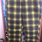 The Ragged Priest NWT Ragged Yellow and Black Plaid Jeans Sz 26 Photo 3