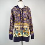 Johnny Was NWOT  Betzy High low Patterned Boho Pullover Festival Hoodie Size S Photo 1