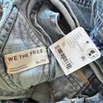 We The Free NWT Free People Ziggy Denim Shortsall “Follow Your Heart” Blue XL Photo 7