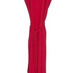 Evereve Womens Dani Cutout Sleeveless Braided Belted Jumpsuit Red pink Medium NW Photo 0