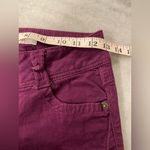 Candie's Size 0 Cotton Stretch Low Rise Bow Pockets Zip Up Skinny Chino Pants Photo 9