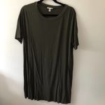 Urban Outfitters Olive Green T-Shirt Dress Photo 1