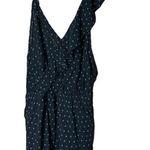 Free People Free People One of These Days Romper Ruffle Trim Black M Photo 0