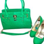 Charming Charlie pretty green bag. Pre loved Photo 3