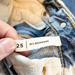 PacSun Womens Blue White 90s Boyfriend Tie Dye Bleached High Waist Mom Jeans 25 Photo 8