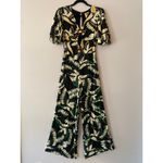 Farm Rio Anthropologie Black White Toucan Short Sleeve Jumpsuit One Piece XS Photo 1