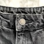 Topshop Black  High Rise Jean Shorts Photo 2