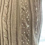 Requirements Sleeveless Ribbed beaded Brown Top  XL Photo 2