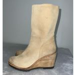Sorel After Hours Women's Mid Calf Wedge US 7.5 Tan Suede Photo 0