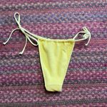 LA Hearts NWOT  YELLOW STRING BIKINI CHEEKY THONG BOTTOM SWIM Photo 3
