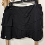 GGBlue Luxe Sport Black‎ Athletic Skort Size X Large Black Photo 0