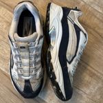 Skechers Sketchers slip ons women’s Stylish White and blue Sneakers Photo 2