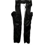 Harley Davidson Thick Black Leather Riding‎ Chaps Photo 5
