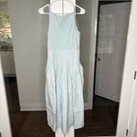 J.Crew NWT Pintuck Mixy Dress Edgewater Blue Photo 2