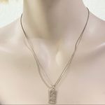 MWS Italy 925 Signed Chinese Pendant Necklace Silver Photo 2
