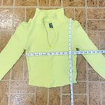 BDG Neon Waffle Knit Quarter Zip Crop Top Photo 9