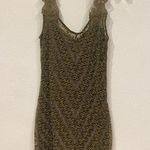 Free People  Foiled Again Mini Dress Fairycore Lace Bodycon Y2K Size Medium EUC Photo 1
