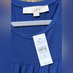 Loft  cold shoulder cut out Blue long sleeve top Photo 3