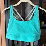 Lululemon  Energy sports bra strappy Bali Breeze Fresh Teal Silver Spoon vintage Photo 7