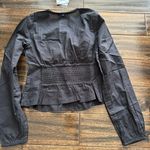 American Eagle AE Peplum Lace Blouse Photo 7