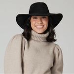 San Diego Hat Black Pioneer Faux Suede Fedora NEW Photo 8