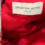 Dries Van Noten  Depla Metallic Brocade Dress in Red EU 36 Photo 5